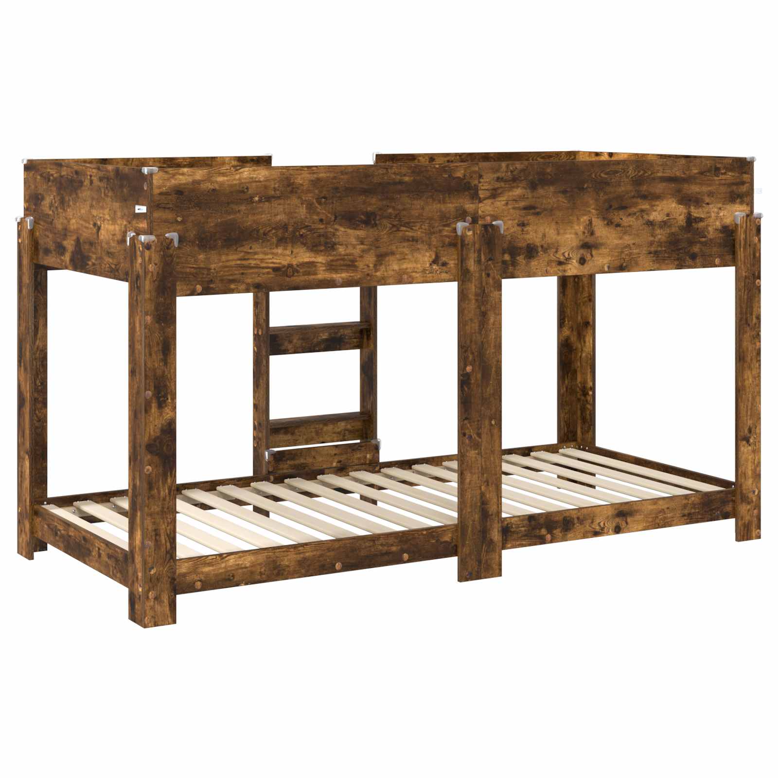 Kerrossänky Lapset Savupähkinä 100 x 190 cm Tekninen puu - Image 7