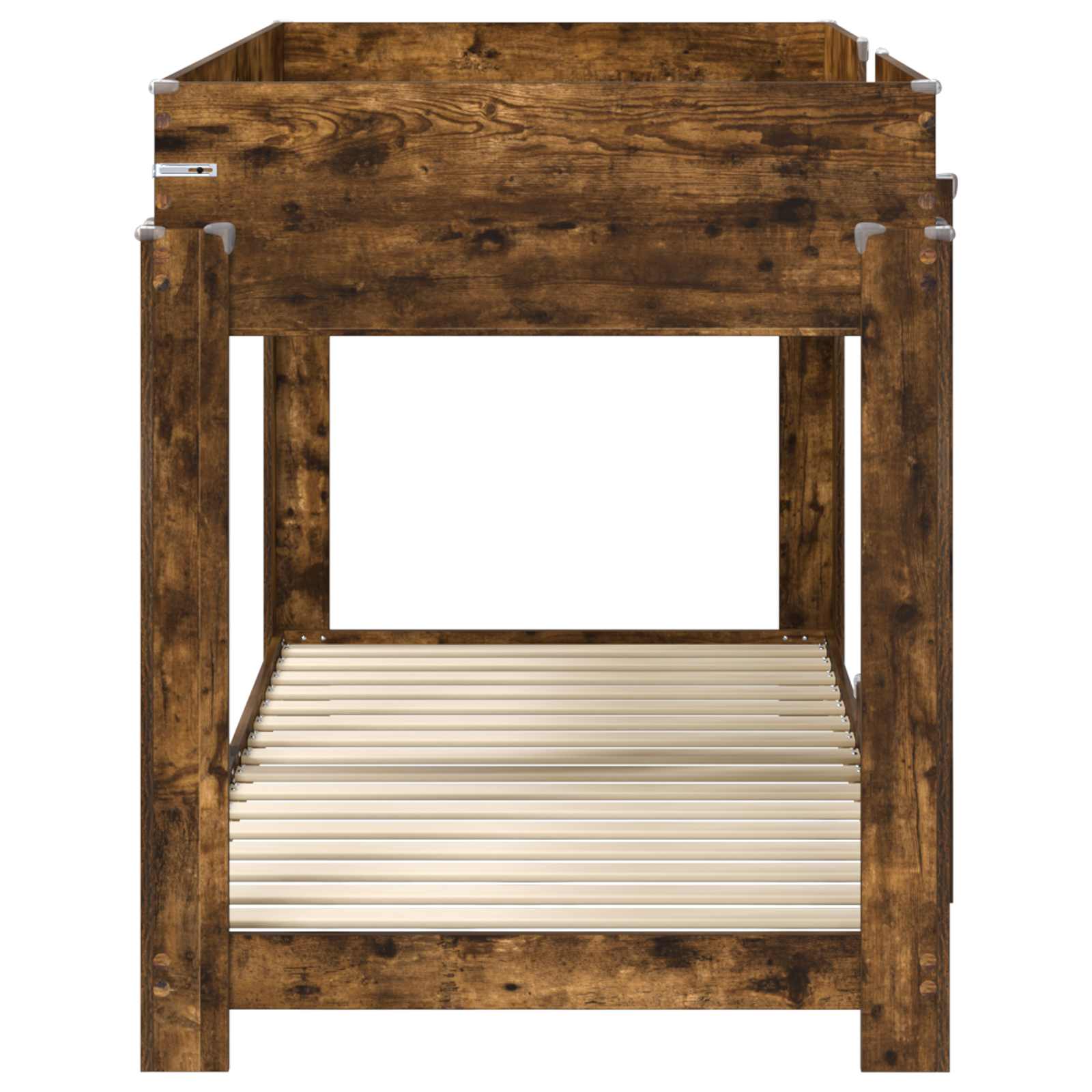 Kerrossänky Lapset Savupähkinä 100 x 190 cm Tekninen puu - Image 6