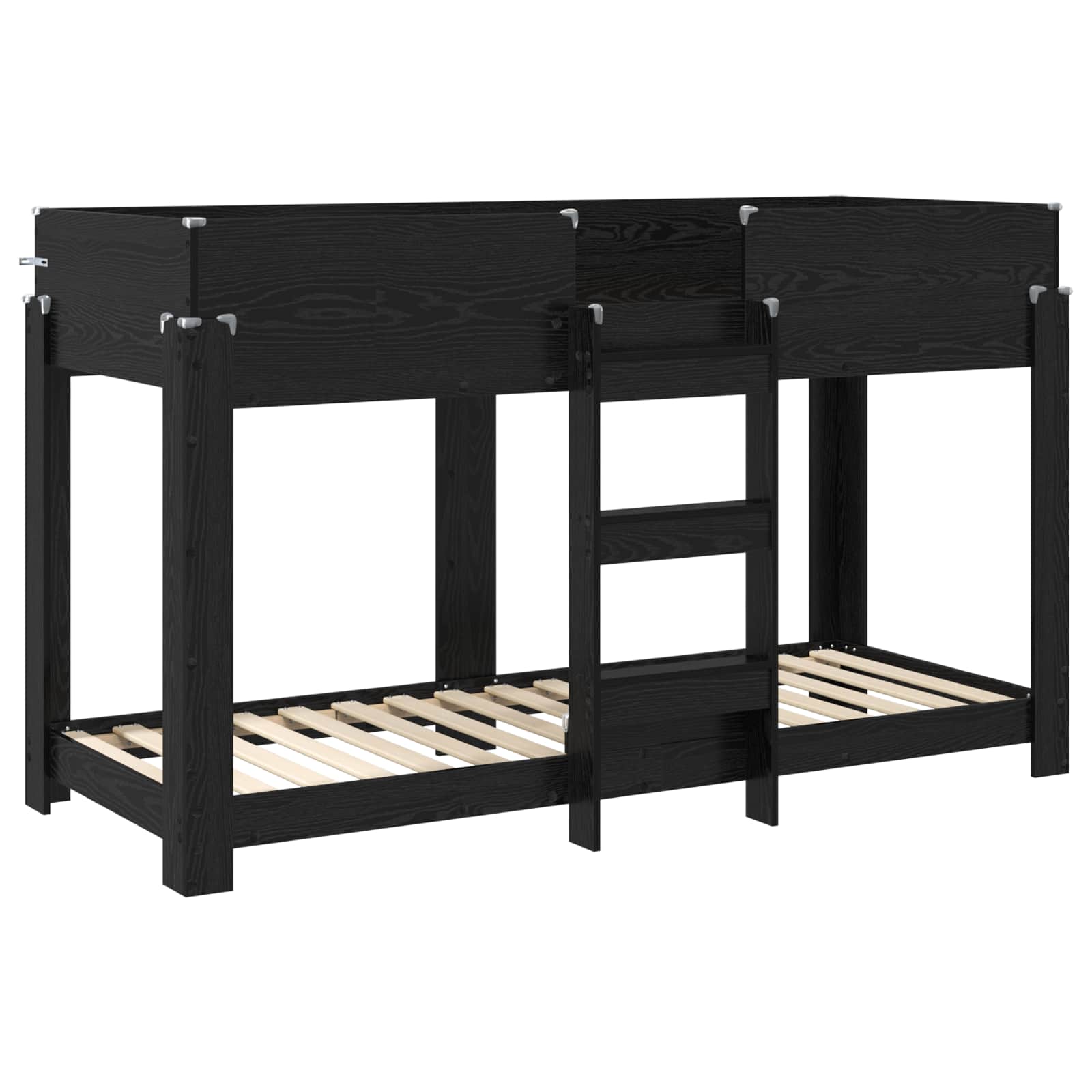 Kerrossänky Lapset Musta tammi. 2FT6 Small Single Tekninen puu - Image 4