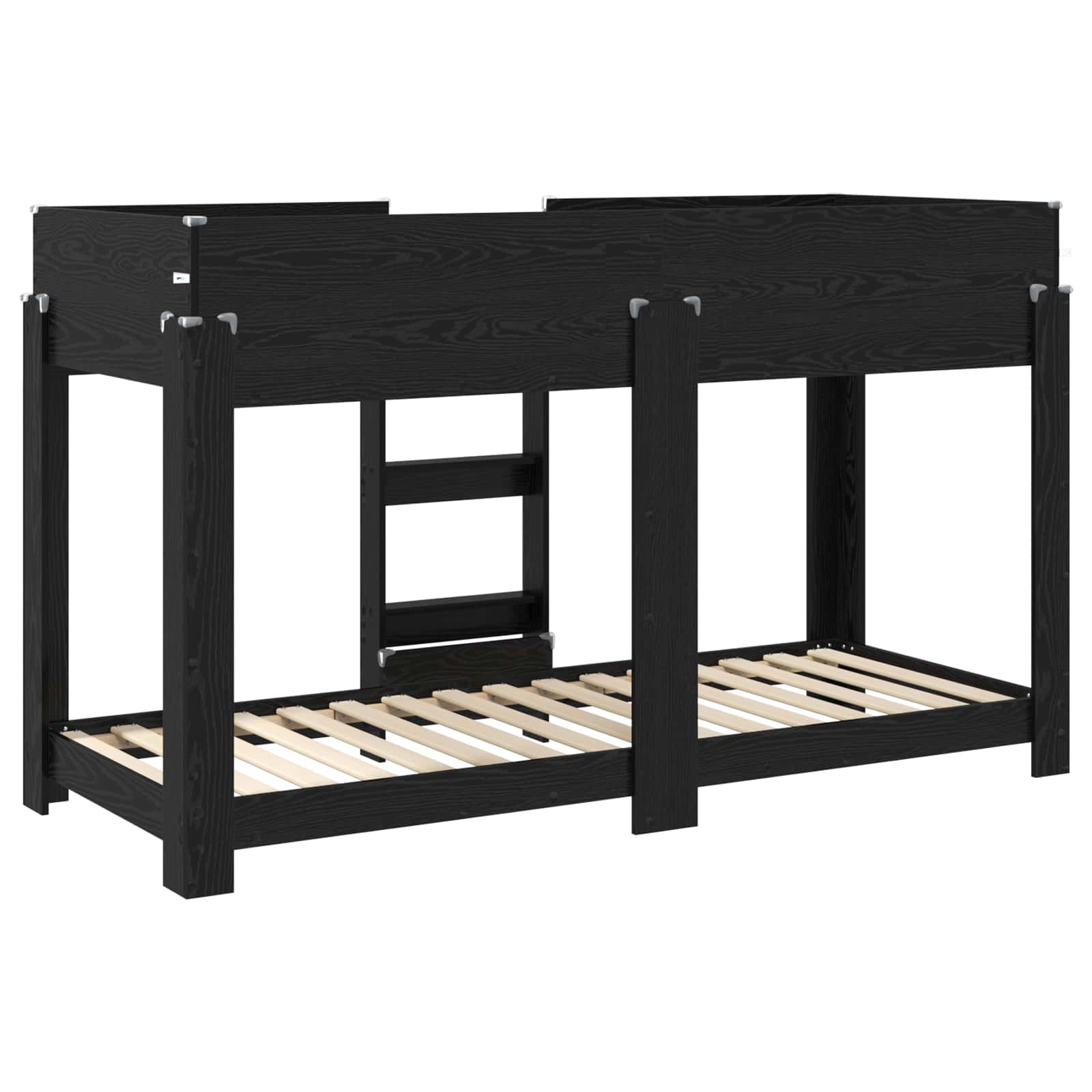 Kerrossänky Lapset Musta tammi. 2FT6 Small Single Tekninen puu - Image 7