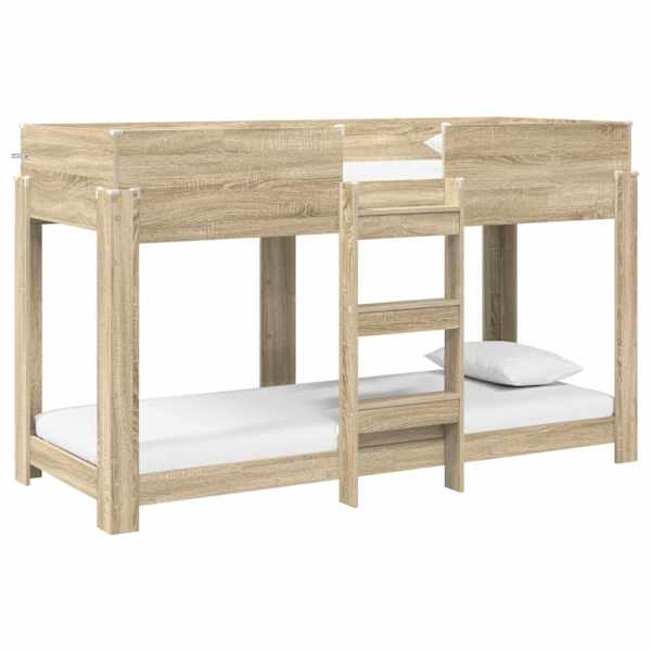 vidaXL Kiipevoodi Lastele Sonoma tamm 75 x 190 cm Tehispuit