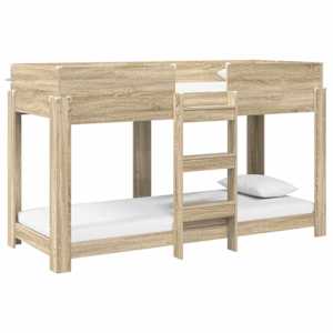 Patrová postel pro děti Sonoma dub 75 x 190 cm kompozitní dřevo - obrázek 2