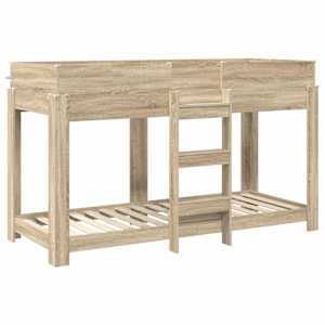 Patrová postel pro děti Sonoma dub 75 x 190 cm kompozitní dřevo - obrázek 4