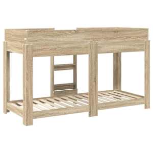 Patrová postel pro děti Sonoma dub 75 x 190 cm kompozitní dřevo - obrázek 7