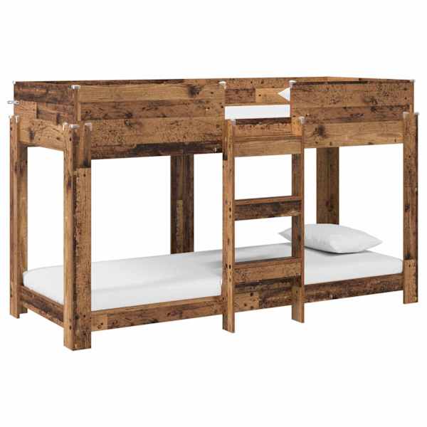 vidaXL Kiipevoodi Lastele Vana puit 75 x 190 cm Tehispuit