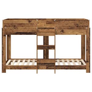 Patrová postel pro děti Staré dřevo 75 x 190 cm - obrázek 5