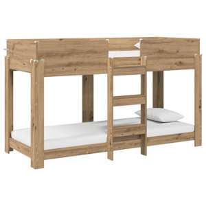 Patrová postel pro děti Artisanový dub 75 x 190 cm - obrázek 2