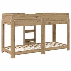 Patrová postel pro děti Artisanový dub 75 x 190 cm - obrázek 7