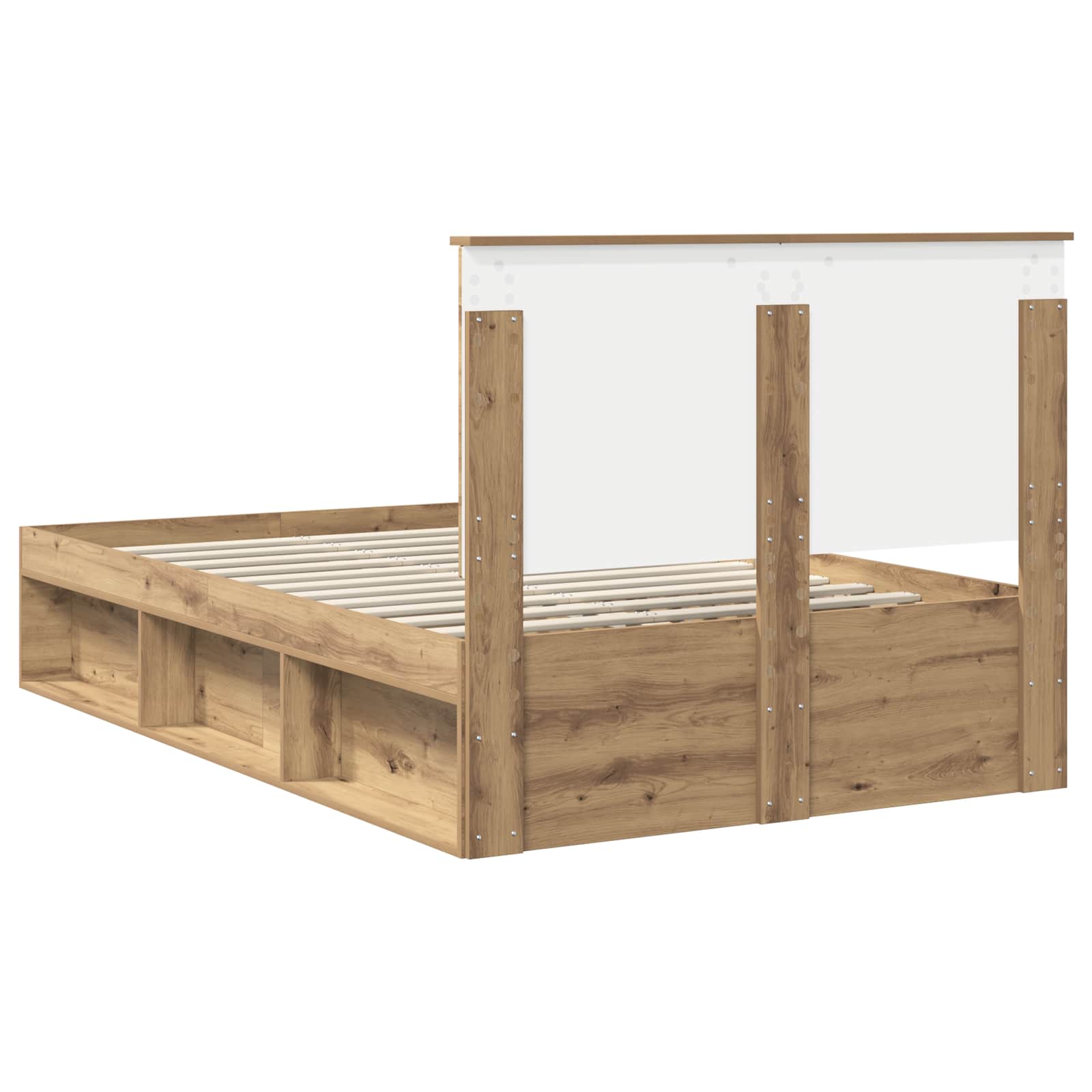 Voodi raam peaga Artisani tamme 135 x 190 cm Tahke mänd 216 Kõik vajalik sinu aeda ja koju! Voodi raam peaga Artisani tamme 135 x 190 cm Tahke mänd - Image 9