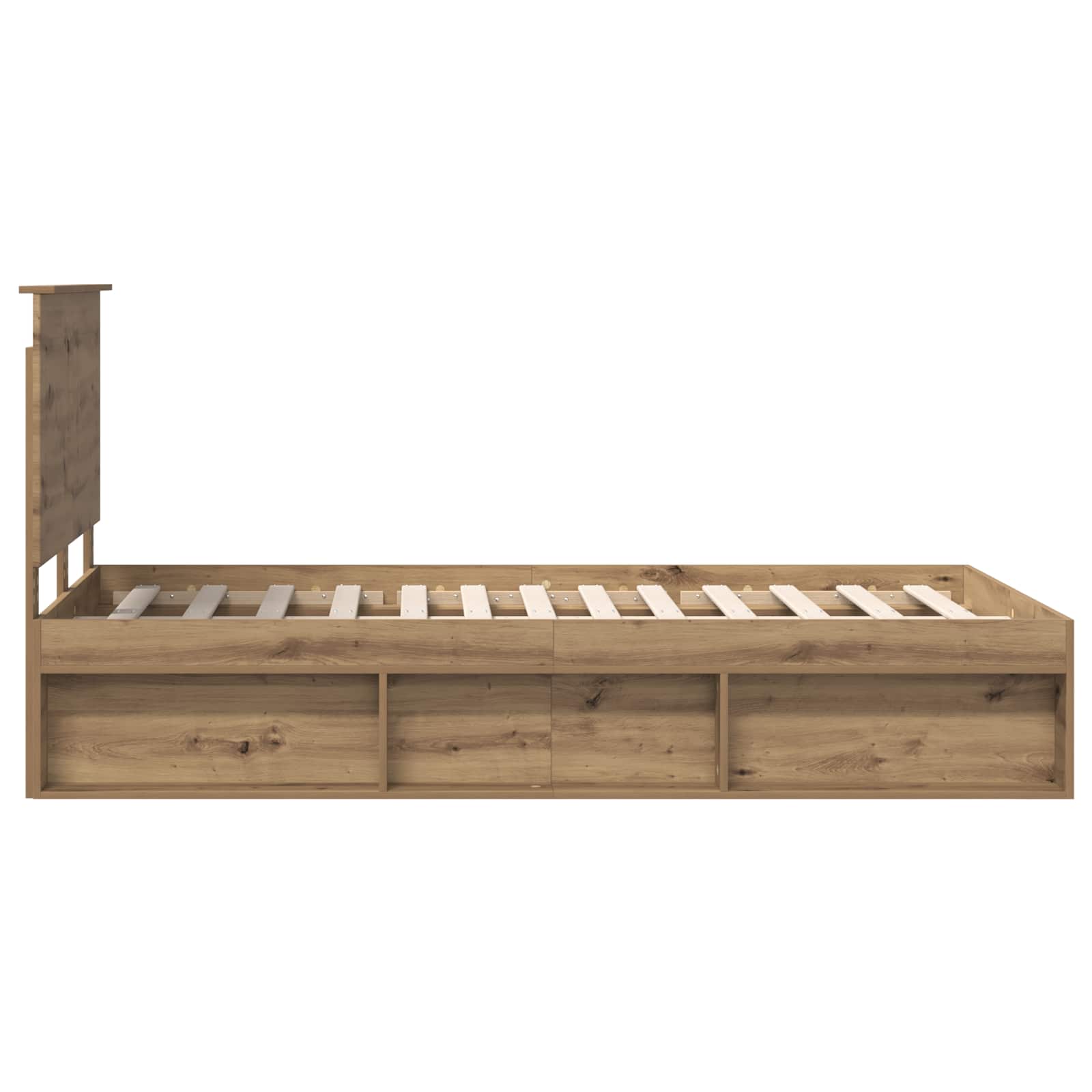 Voodi raam peaga Artisani tamme 135 x 190 cm Tahke mänd 215 Kõik vajalik sinu aeda ja koju! Voodi raam peaga Artisani tamme 135 x 190 cm Tahke mänd - Image 8