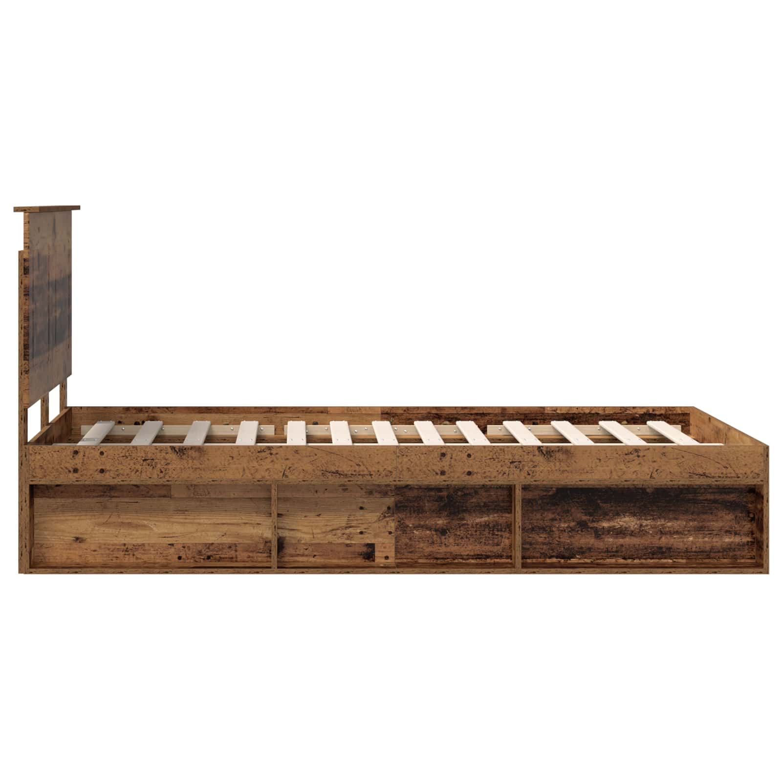 Voodi raam peaga Vana puit 120 x 200 cm Tahke mänd 211 Kõik vajalik sinu aeda ja koju! Voodi raam peaga Vana puit 120 x 200 cm Tahke mänd - Image 8