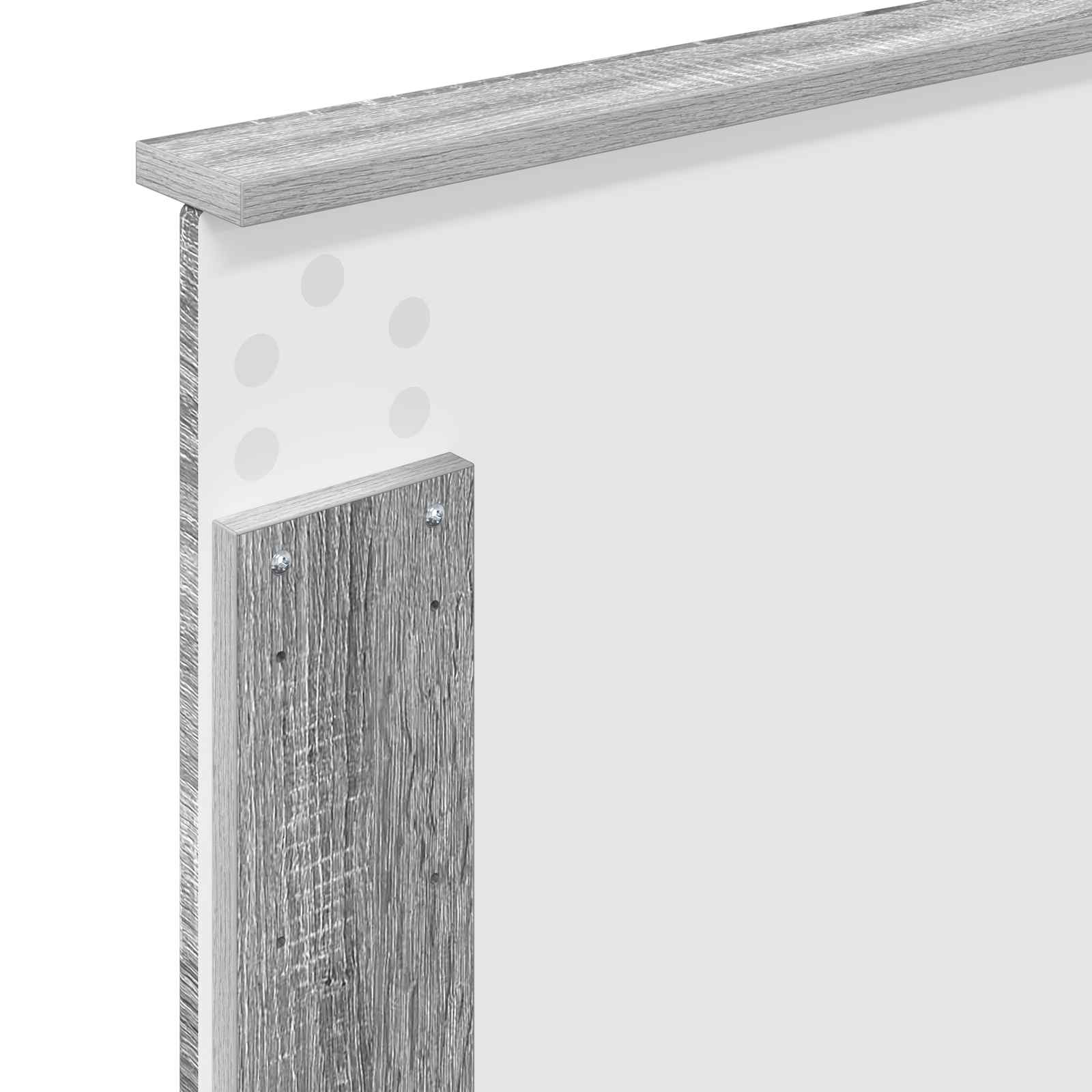 Bedframe Grijs Sonoma 90 x 190 cm Massief grenenhout image 11