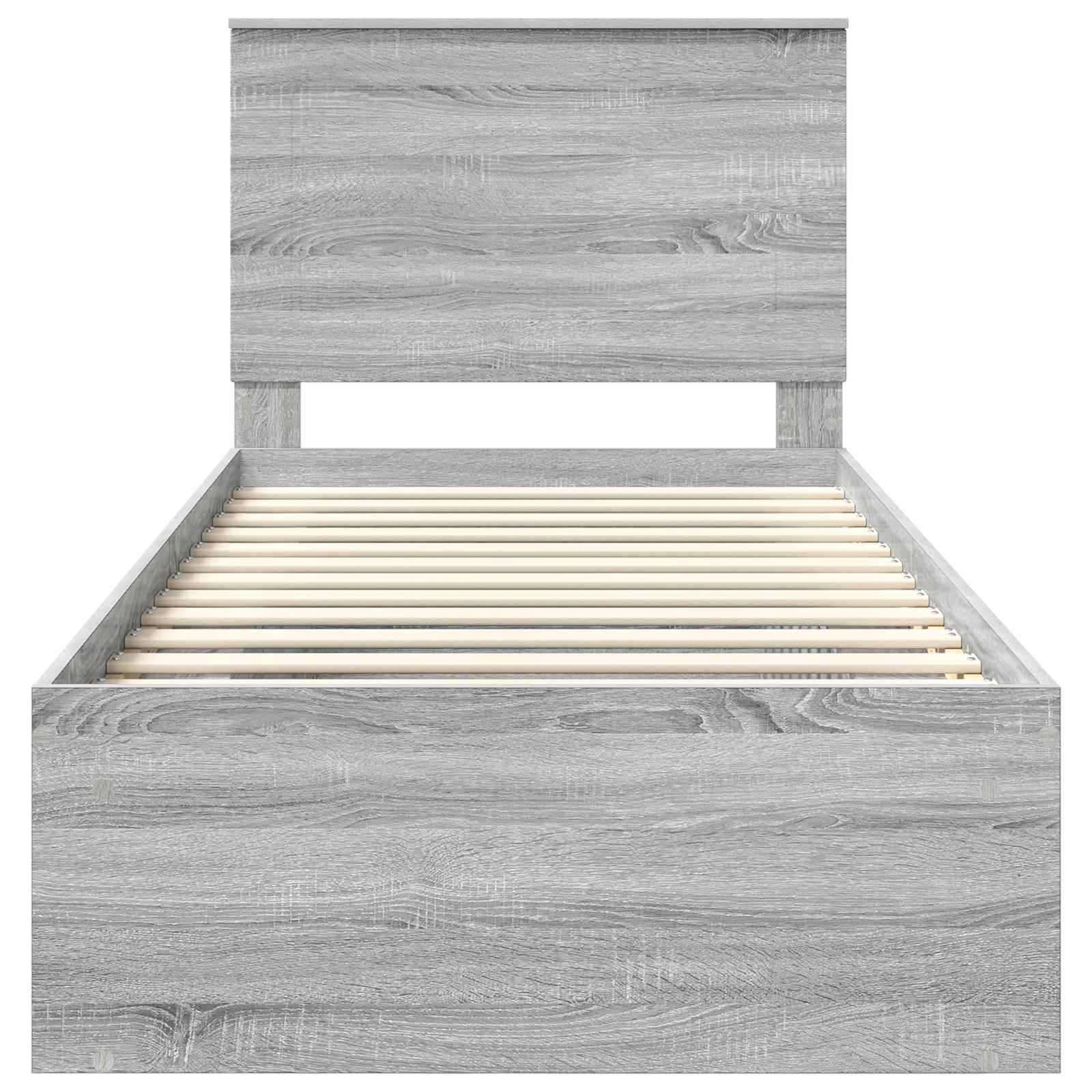 Bedframe Grijs Sonoma 90 x 200 cm Massief grenenhout image 7