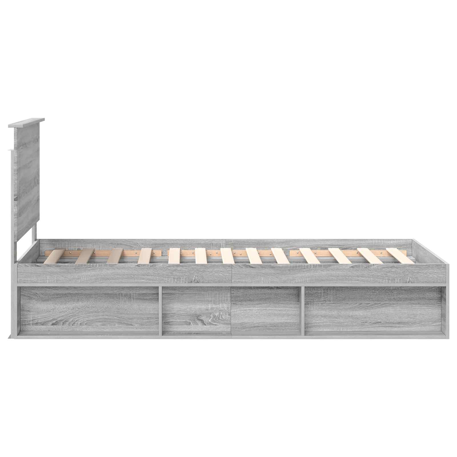 Bedframe Grijs Sonoma 90 x 200 cm Massief grenenhout image 8