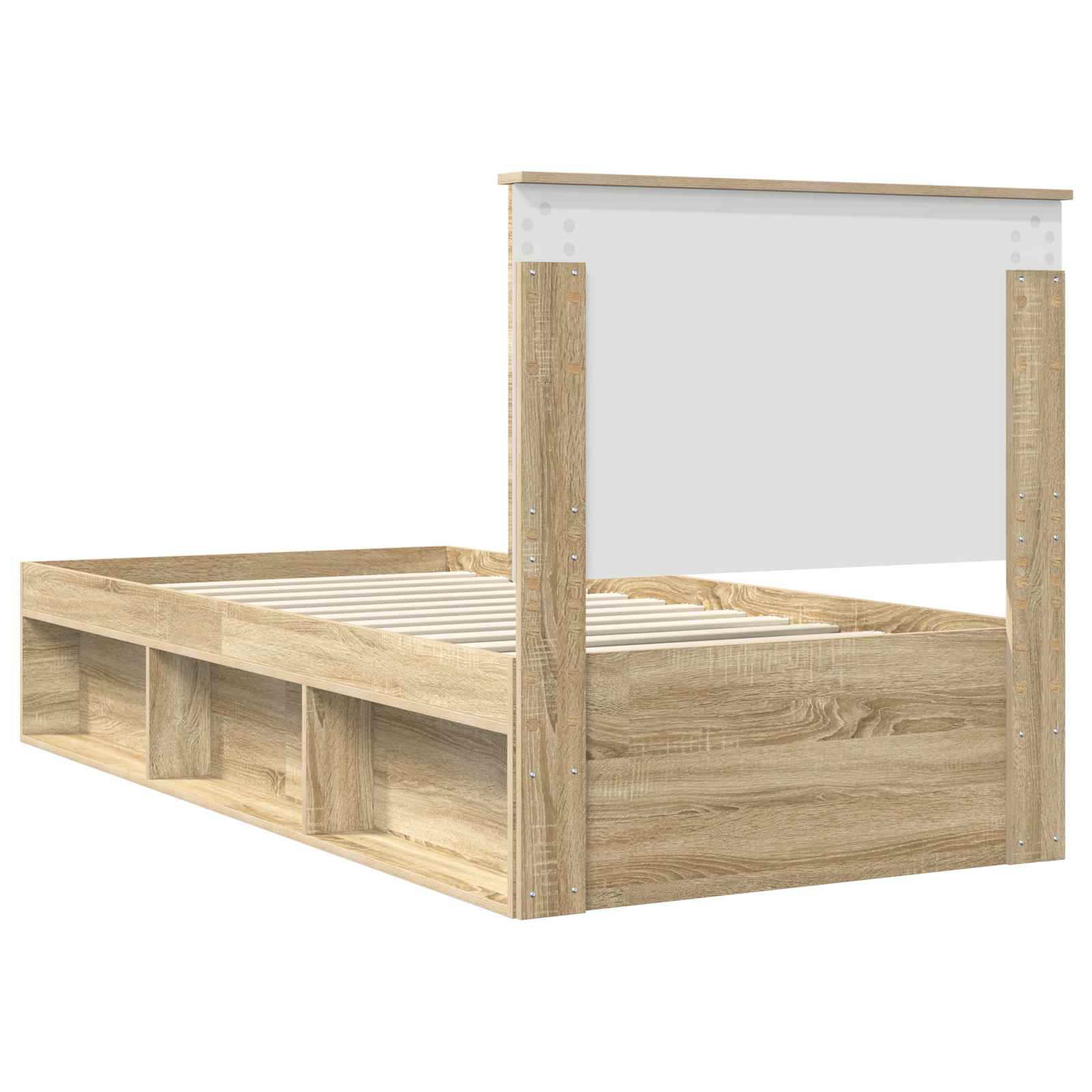 Bedframe Sonoma Eiken 75 x 190 cm Massief grenenhout image 9