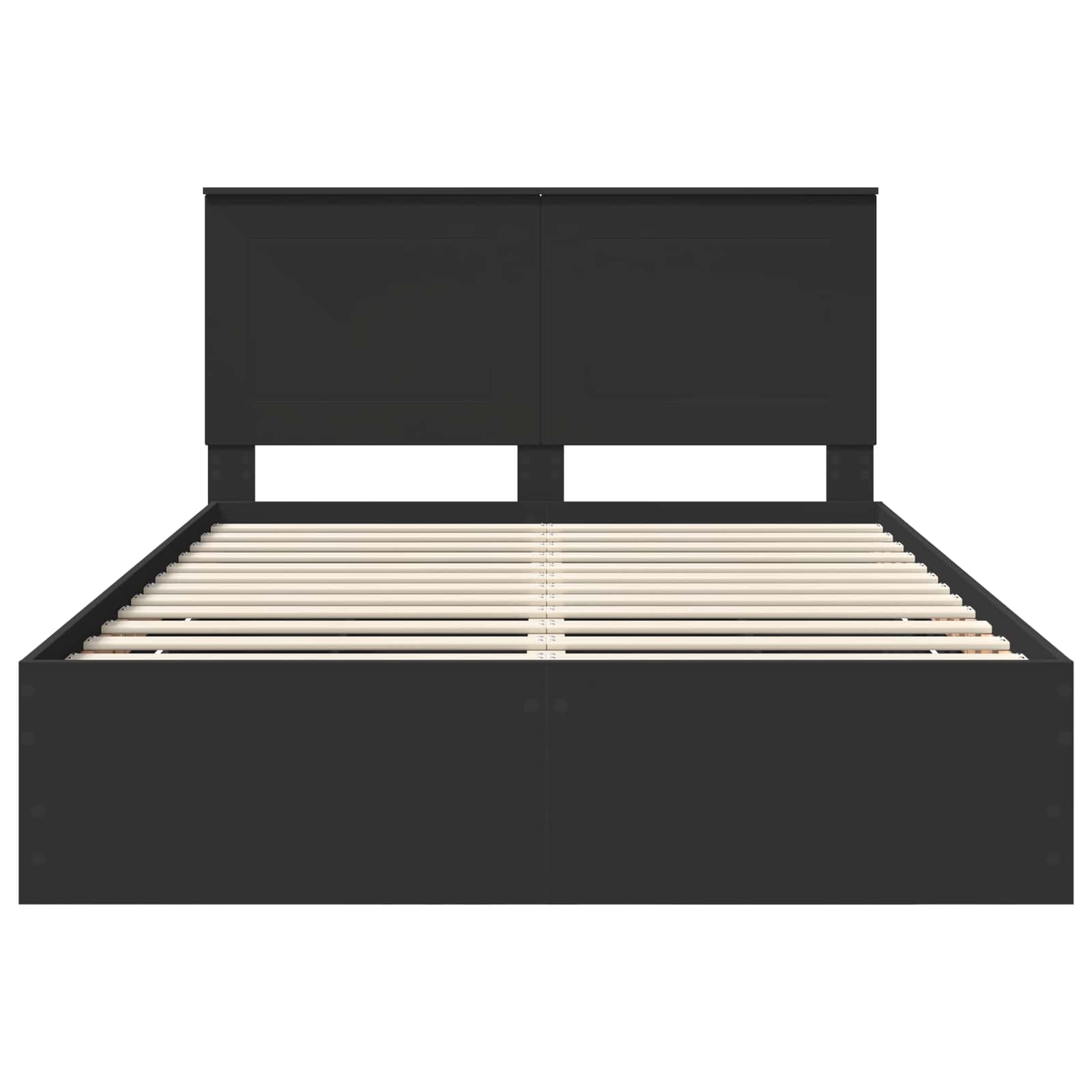 Voodi raam sahtliga peaga Must 150 x 200 cm Inseneripuit 77 Kõik vajalik sinu aeda ja koju! Voodi raam sahtliga peaga Must 150 x 200 cm Inseneripuit - Image 8