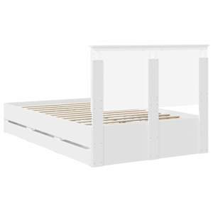 Rám postele se zásuvkou Bílá 120 x 200 cm Inženýrské dřevo - obrázek 10