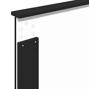Rám postele se zásuvkou Černá 100 x 200 cm Inženýrské dřevo - obrázek 12