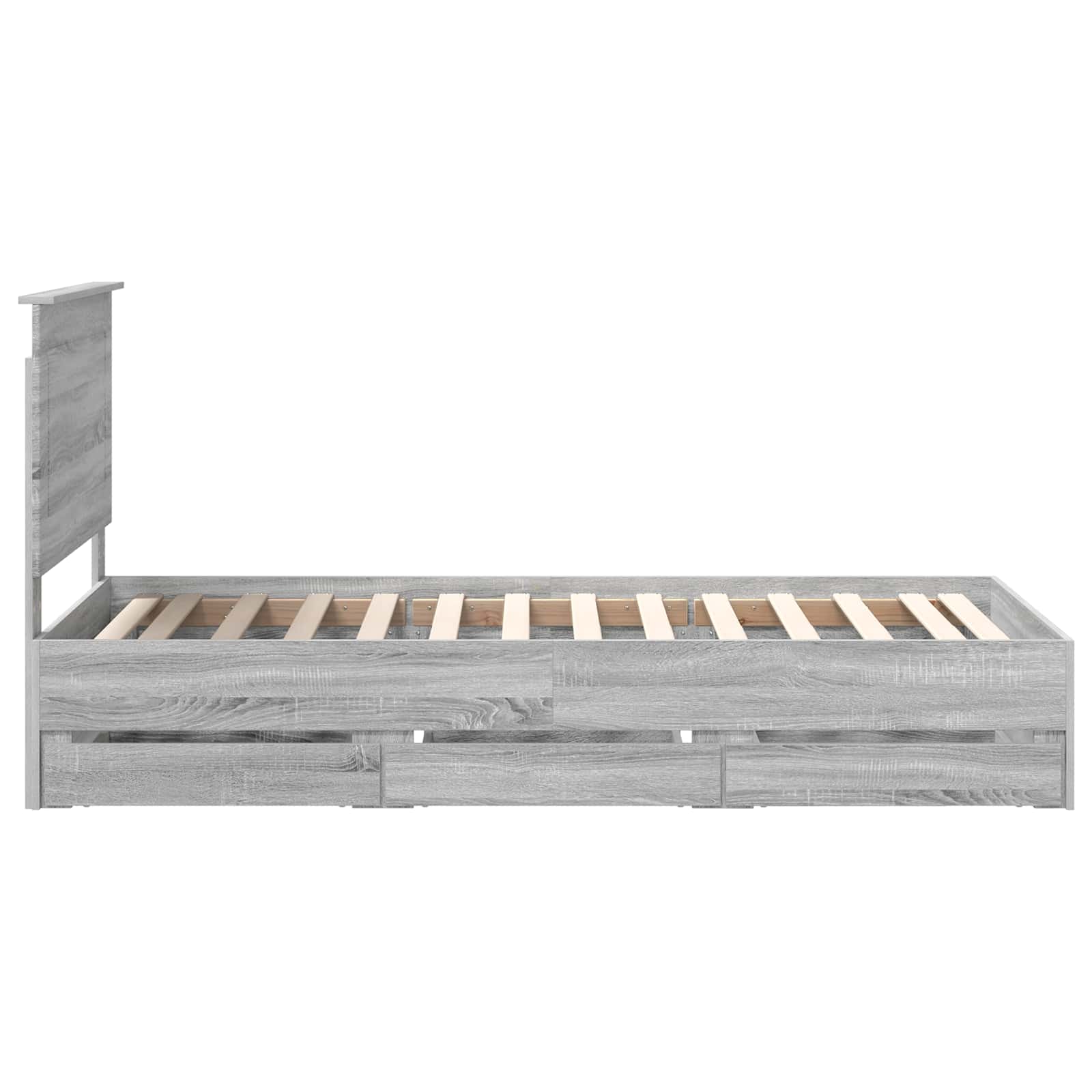 Voodi raam sahtliga peaga Hall Sonoma 100 x 200 cm Inseneripuit 170 Kõik vajalik sinu aeda ja koju! Voodi raam sahtliga peaga Hall Sonoma 100 x 200 cm Inseneripuit - Image 9