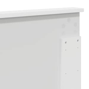 Postel s úložným prostorem Bílá 120 x 200 cm kompozitní dřevo - obrázek 12
