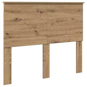 Rám postele s čelo Artisanový dub 135 x 190 cm kompozitní dřevo - obrázek 7