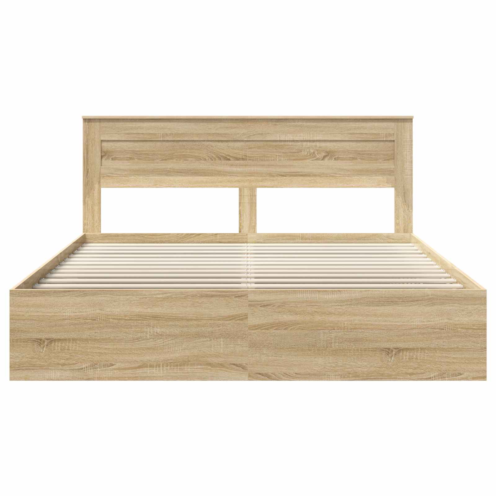 Sengestamme med hodegjerde Sonoma 180 x 200 cm Massiv furu - Bilde 7