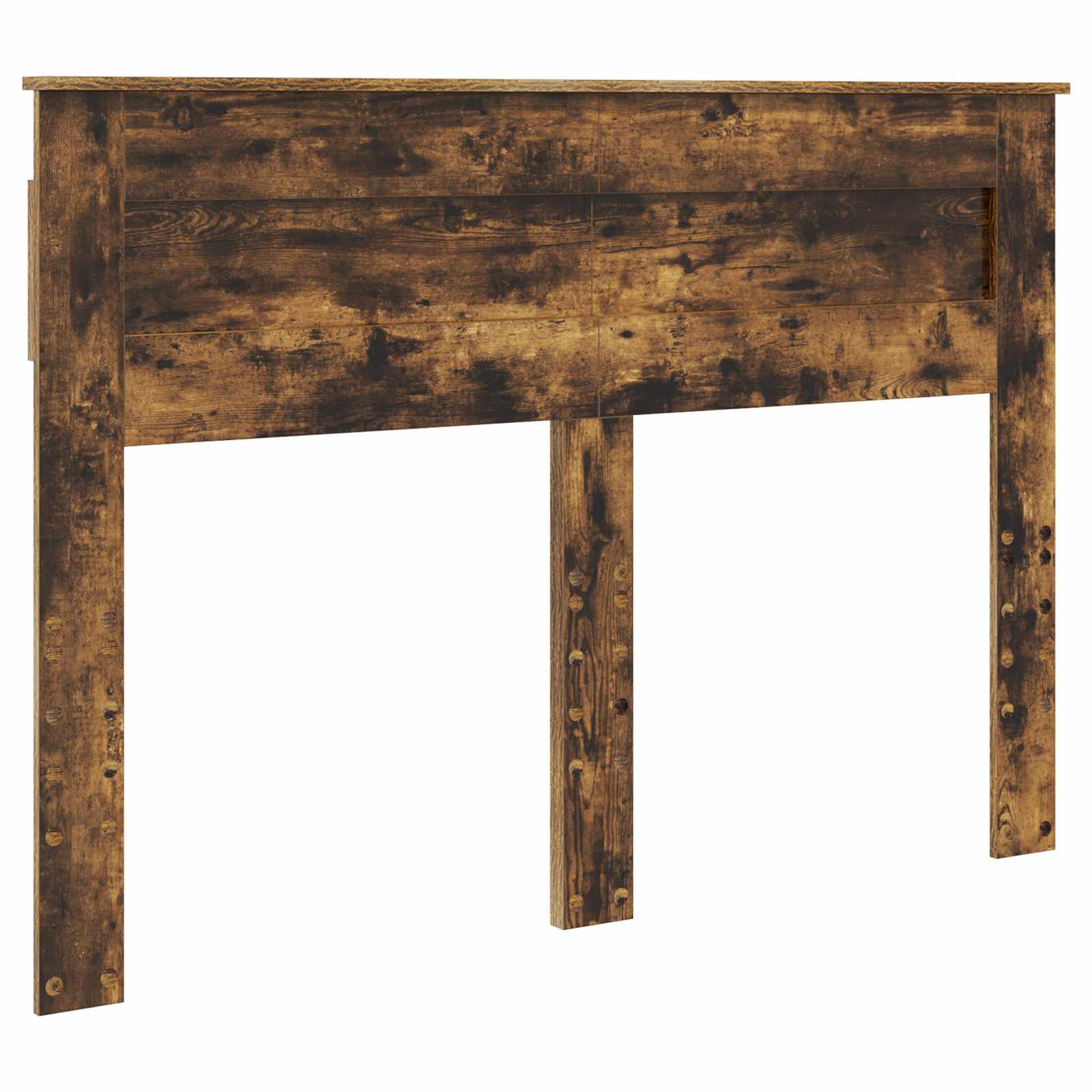 Sengestamme med hodegjerde Røkt eik 160 x 200 cm Massiv furu - Bilde 6