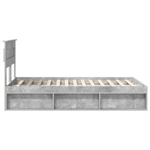 Rám postele s čelo Beton 120 x 190 cm Masivní borové dřevo - obrázek 8
