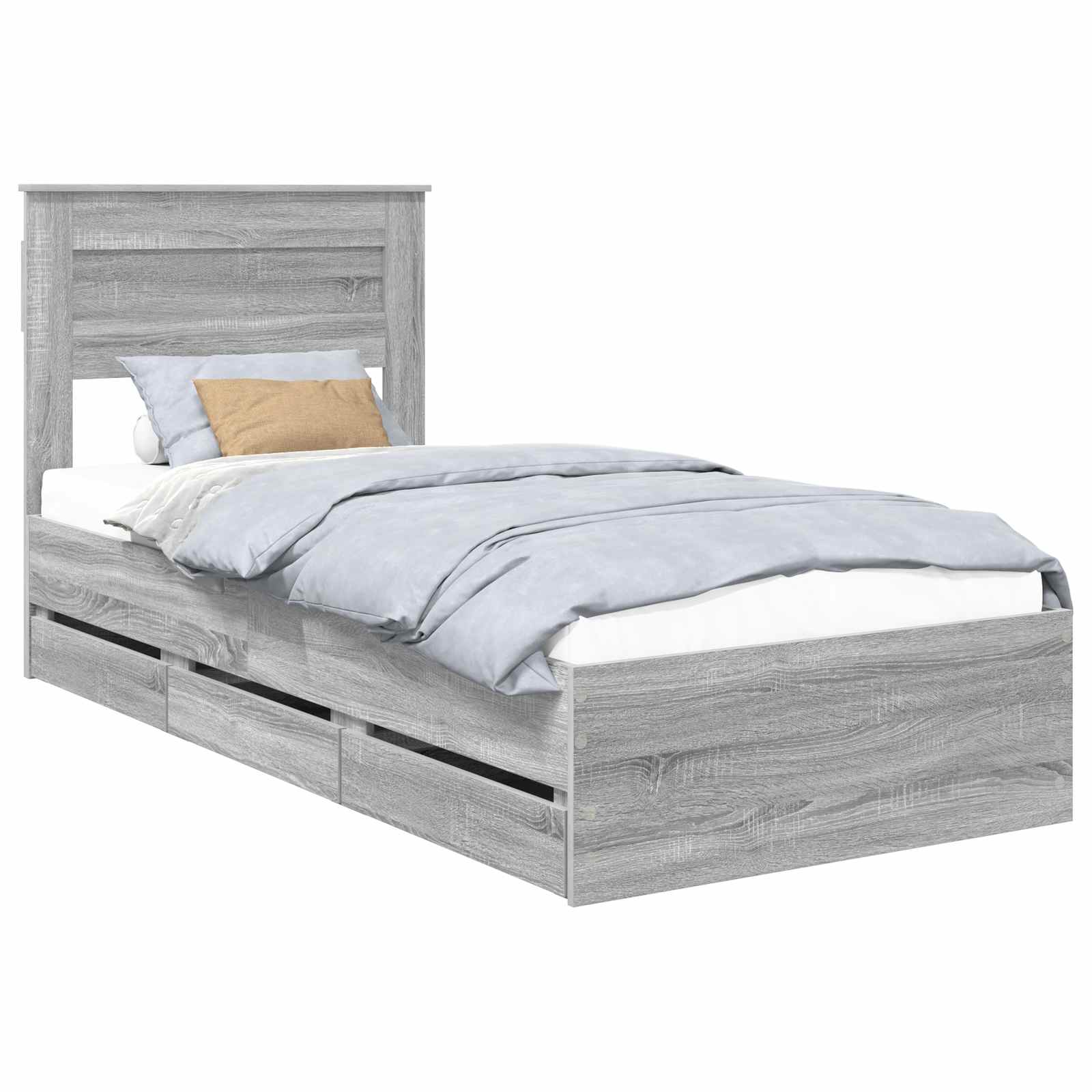 Voodi raam sahtliga peaga Hall Sonoma 100 x 200 cm Inseneripuit 140 Kõik vajalik sinu aeda ja koju! Voodi raam sahtliga peaga Hall Sonoma 100 x 200 cm Inseneripuit - Image 2