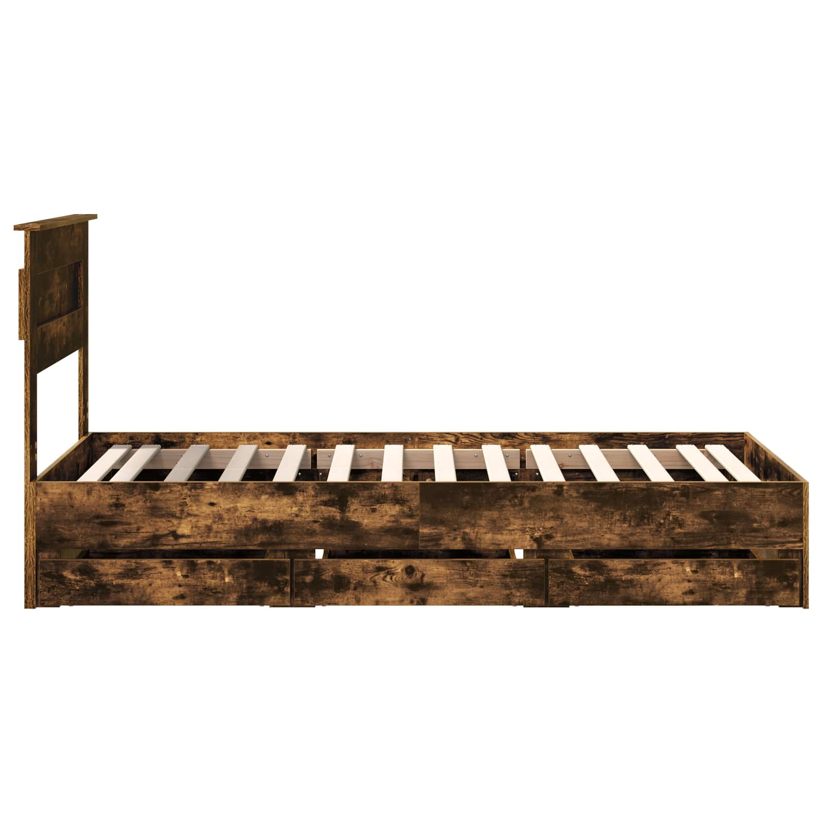 Voodi raam sahtliga Suitsetatud tamm 90 x 200 cm Inseneripuit 147 Kõik vajalik sinu aeda ja koju! Voodi raam sahtliga Suitsetatud tamm 90 x 200 cm Inseneripuit - Image 9