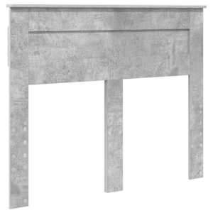 Postel s úložným prostorem s čelo Betonově šedá 135 x 190 cm - obrázek 7