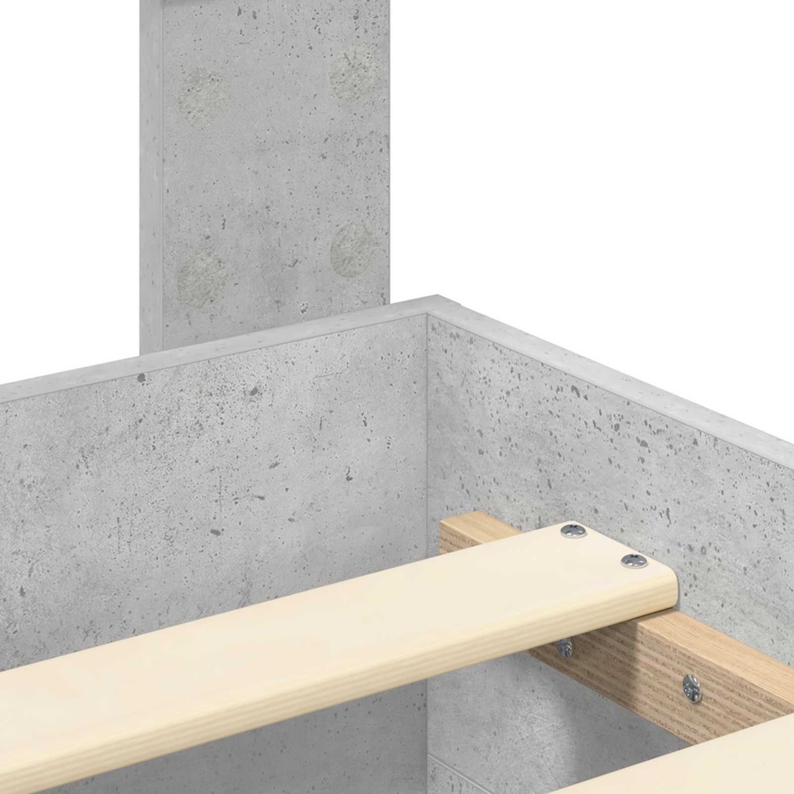 Voodi raam peaga Suitsetatud tamm 200 x 200 cm Tehispuit 218 Kõik vajalik sinu aeda ja koju! Voodi raam peaga Suitsetatud tamm 200 x 200 cm Tehispuit - Image 11