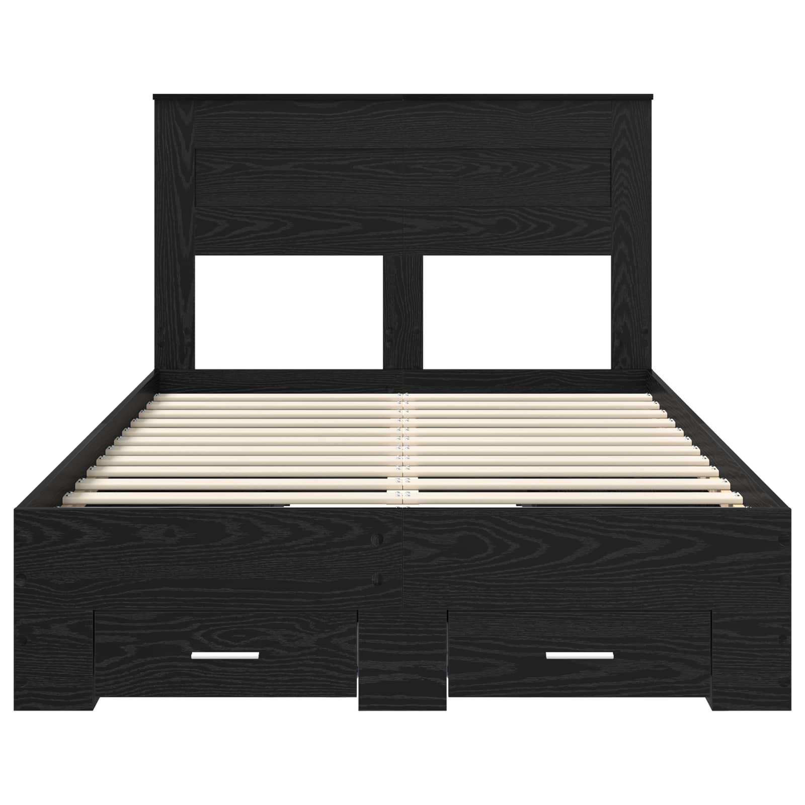 Sängyn runko päätyllä Musta tammi. 4FT6 Double Tekninen puu - Image 8