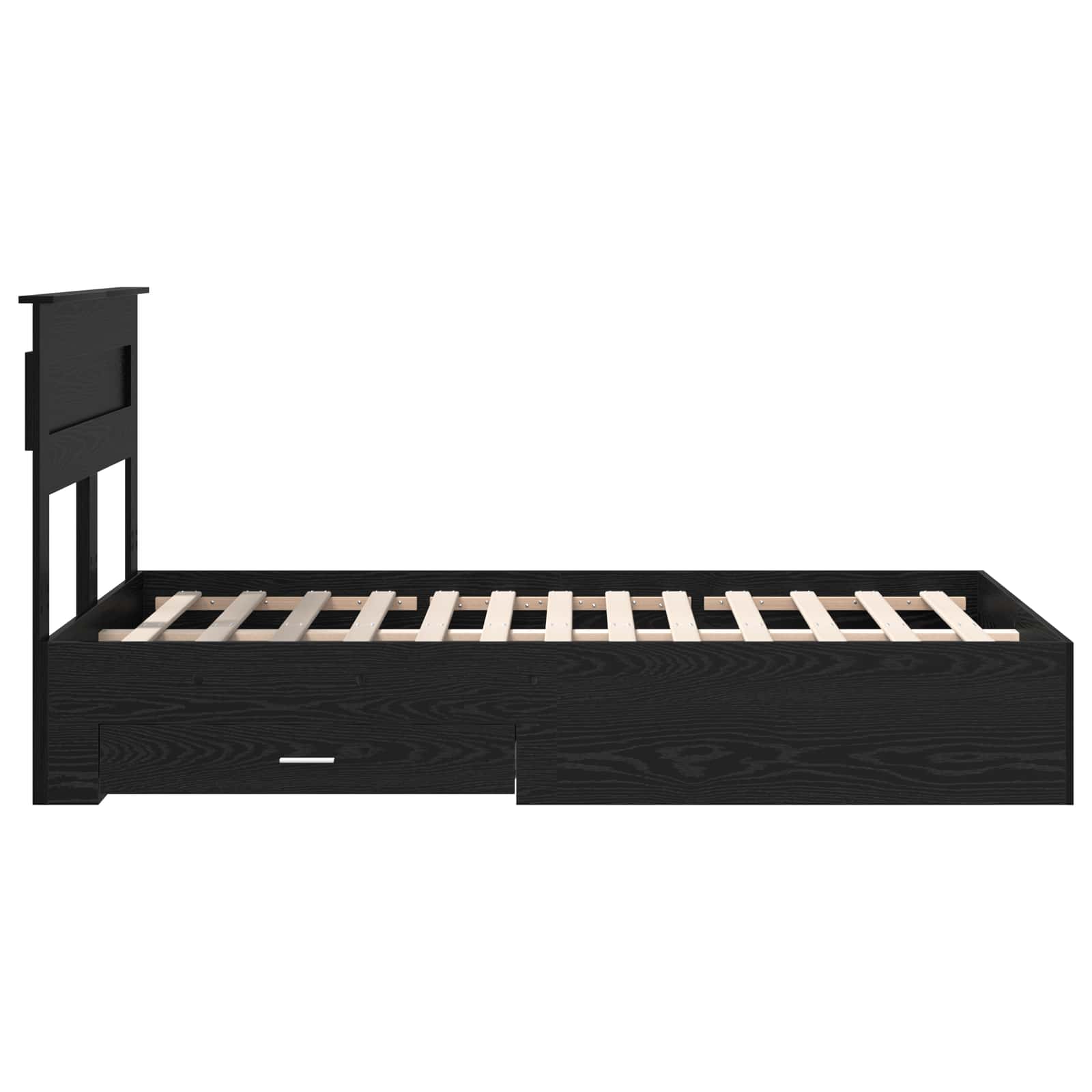 Sängyn runko päätyllä Musta tammi. 4FT6 Double Tekninen puu - Image 9