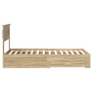 Rám postele s čelo Sonoma dub 90 x 190 cm kompozitní dřevo - obrázek 8