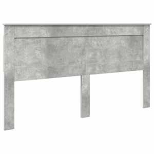 Rám postele s čelo Beton 200 x 200 cm Masivní borové dřevo - obrázek 6
