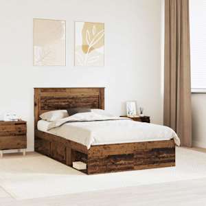 Konstrukcija postelje Star les 120 x 200 cm Masivno borovo les