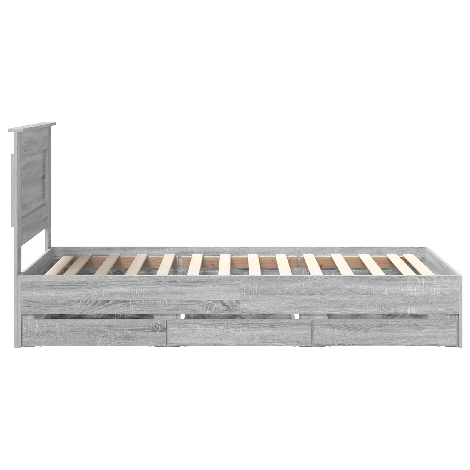 Voodi raam sahtliga peaga Hall Sonoma 100 x 200 cm Inseneripuit 124 Kõik vajalik sinu aeda ja koju! Voodi raam sahtliga peaga Hall Sonoma 100 x 200 cm Inseneripuit - Image 9