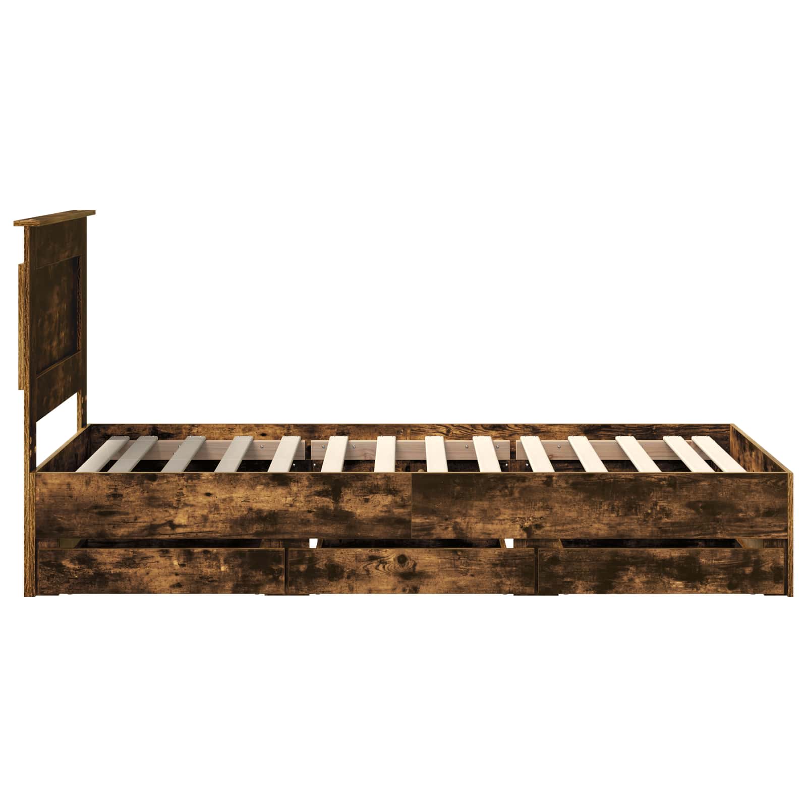 Voodi raam sahtliga Suitsetatud tamm 90 x 200 cm Inseneripuit 216 Kõik vajalik sinu aeda ja koju! Voodi raam sahtliga Suitsetatud tamm 90 x 200 cm Inseneripuit - Image 9