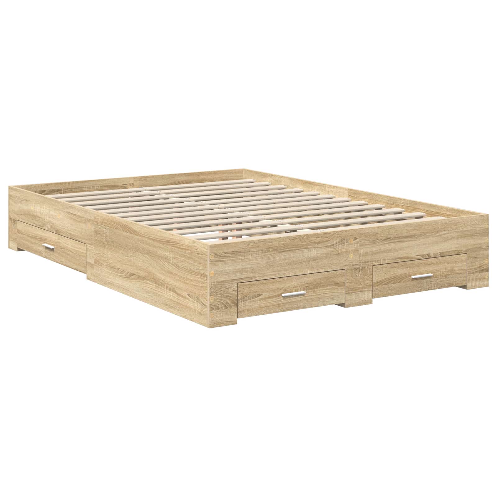 Bedframe met lade met hoofdeinde met opslag Bewerkt hout | luizaXL | Dé meubelwinkel voor elk interieur Bedframe met lade met hoofdeinde met opslag Bewerkt hout - Afbeelding 6