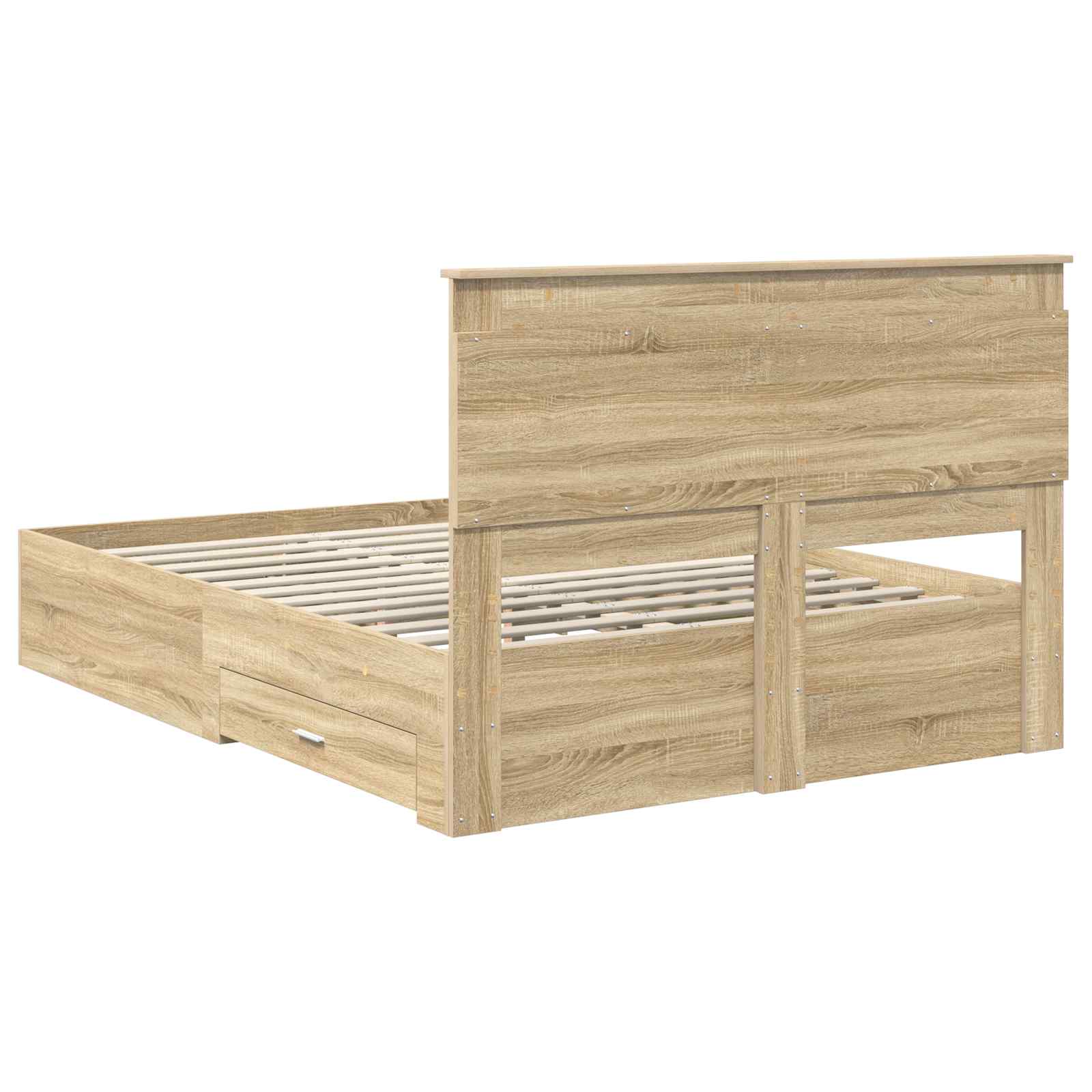 Bedframe met lade met hoofdeinde met opslag Bewerkt hout | luizaXL | Dé meubelwinkel voor elk interieur Bedframe met lade met hoofdeinde met opslag Bewerkt hout - Afbeelding 10