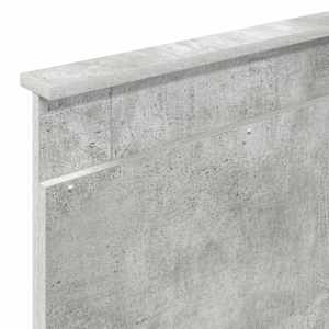 Rám postele se zásuvkou Betonově šedá a stříbrná 75 x 190 cm - obrázek 11