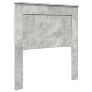 Rám postele se zásuvkou Betonově šedá a stříbrná 75 x 190 cm - obrázek 6