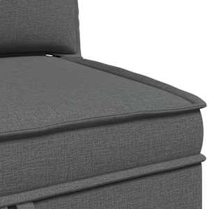 Modulární pohovka se storage 4 pcs Tmavě šedá Textil - obrázek 7