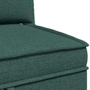 Modulární pohovka se storage 4 pcs Tmavě zelená Textil - obrázek 7
