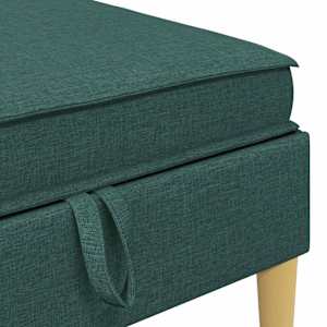 Modulární pohovka se storage 5 pcs Tmavě zelená Textil - obrázek 7