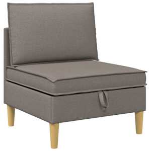 Modulární pohovka se storage 5 pcs Taupe Textil - obrázek 5