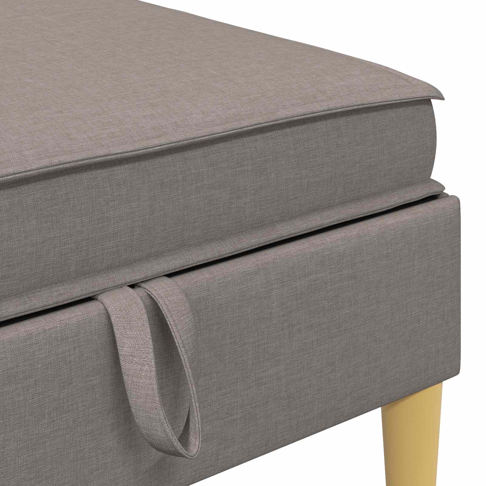 Modulaire Sofa Set met Opslag 6 st Taupe Stof - Afbeelding 7