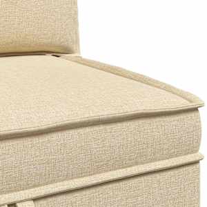 Modulární pohovka se storage 3 pcs Krémová Textil - obrázek 7