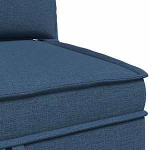 Modulární pohovka se storage 4 pcs Modrá Textil - obrázek 8